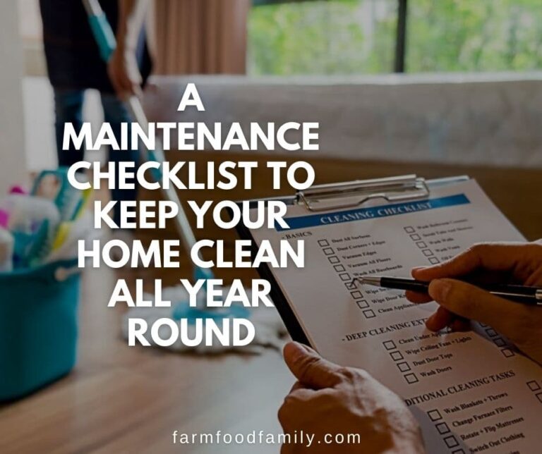 A Maintenance Checklist To Keep Your Home Clean All Year Round
