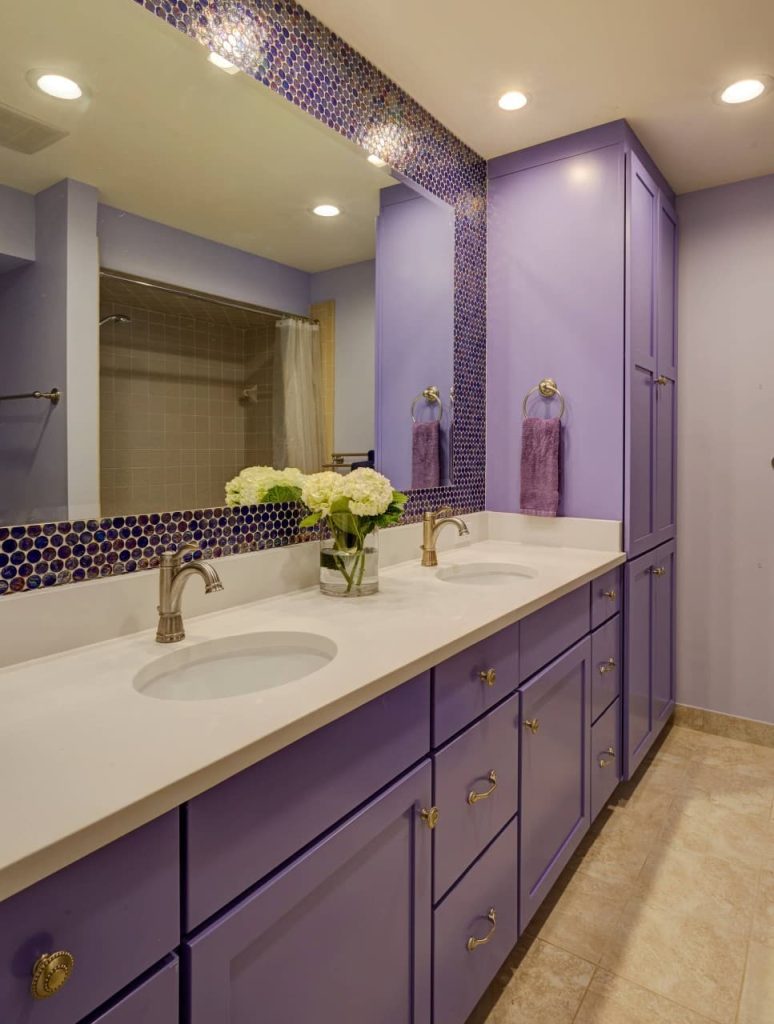 1 bathroom cabinet color ideas