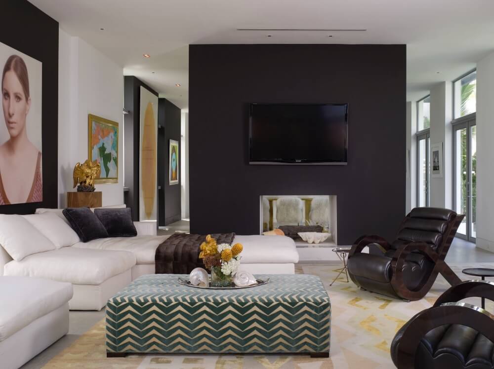 10 black living room ideas