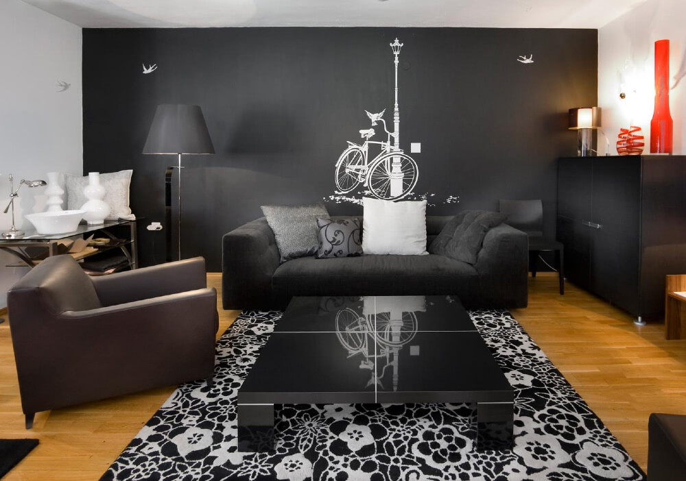 11 black living room ideas