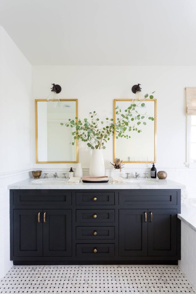12 bathroom cabinet color ideas