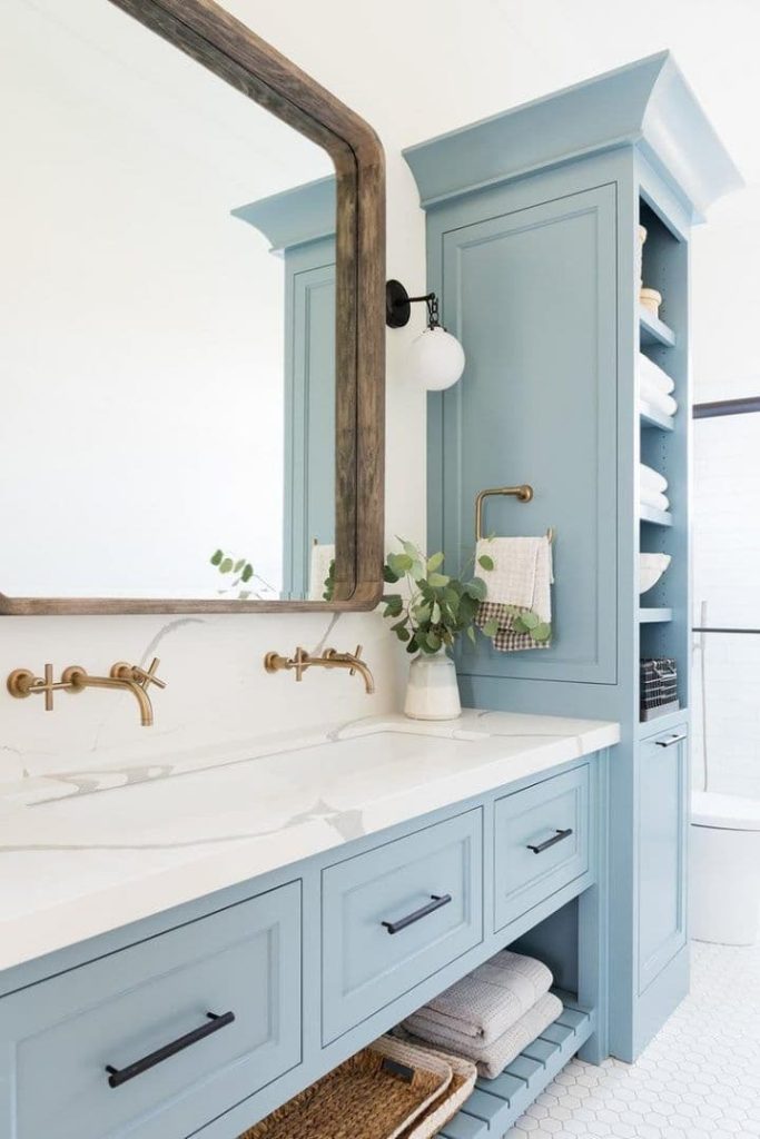 13 bathroom cabinet color ideas