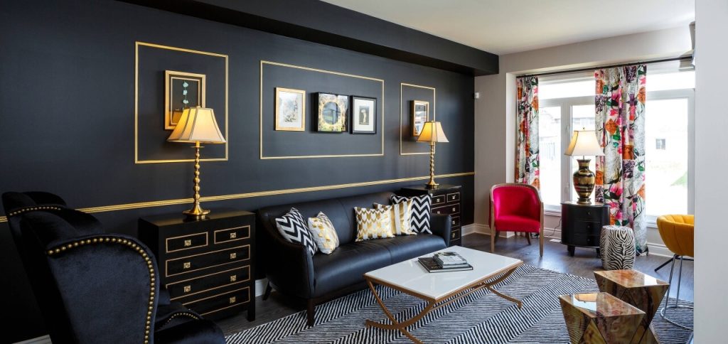 14 black living room ideas
