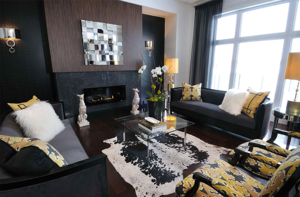 19 black living room ideas