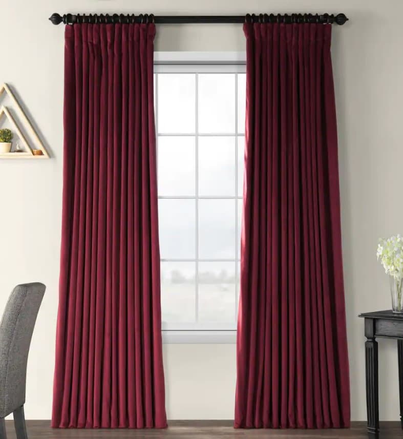 19 maroon curtains go with beige walls