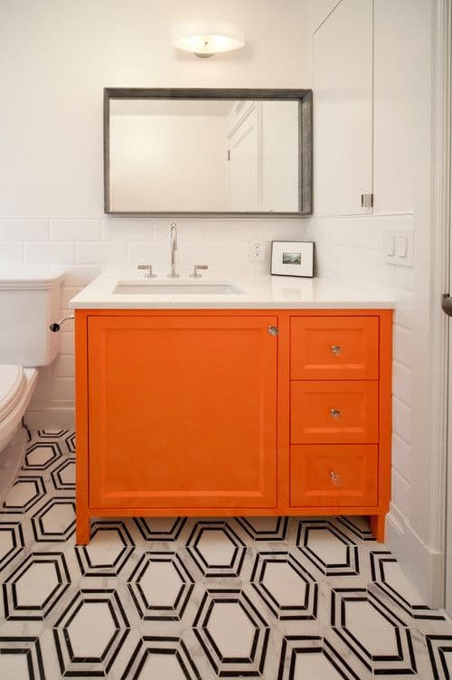 21 bathroom cabinet color ideas