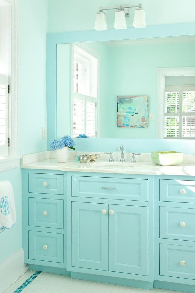 23 bathroom cabinet color ideas