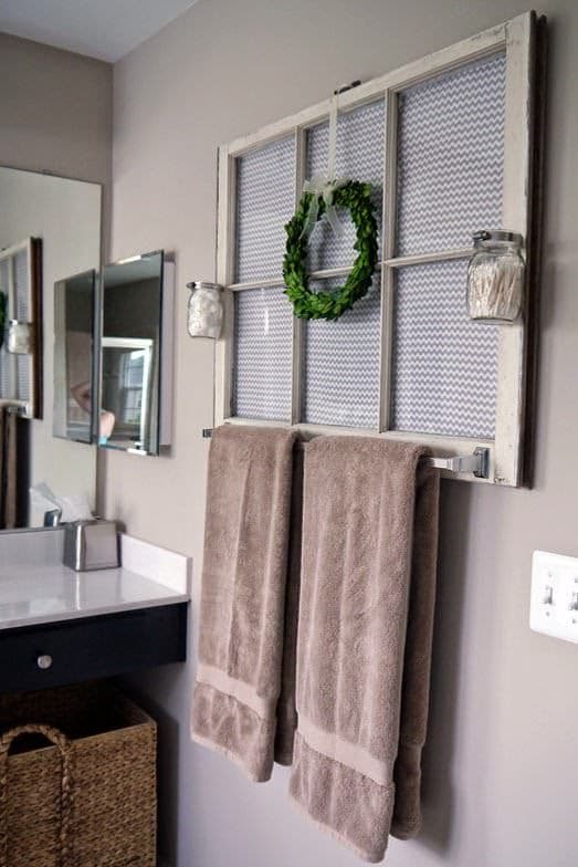 Creative Diy Bathroom Towel Rack Ideas, Bathroom Decorative Towel Racks
