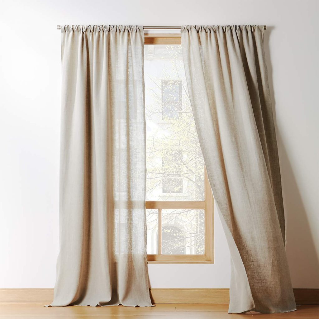 23 natural linen curtains go with beige walls