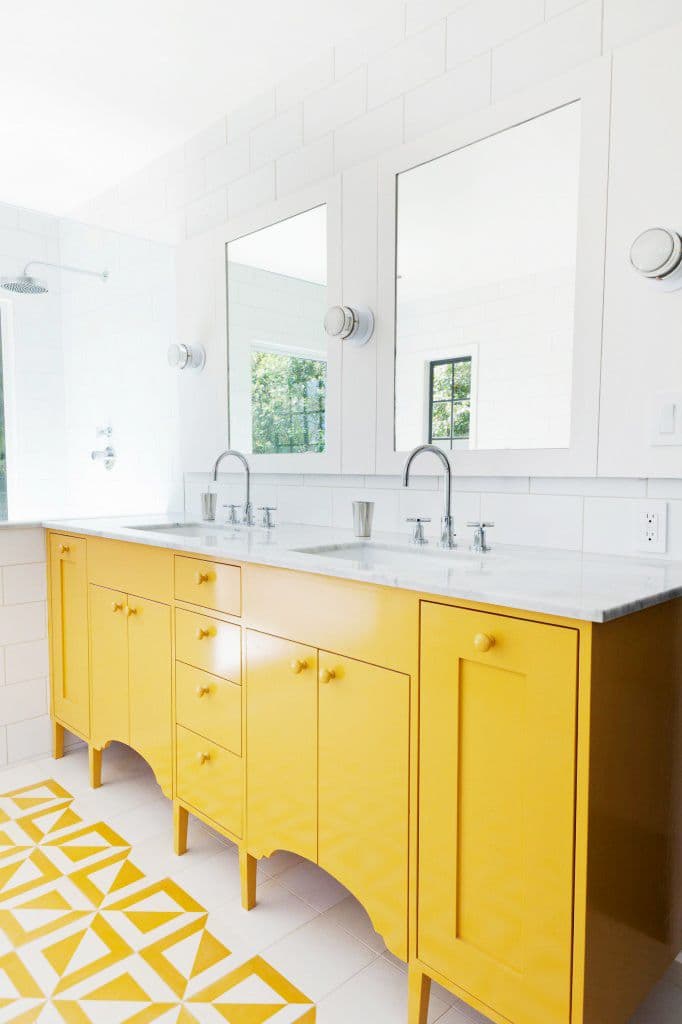 24 bathroom cabinet color ideas