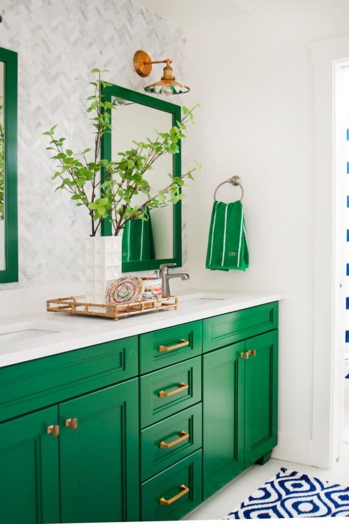25 bathroom cabinet color ideas