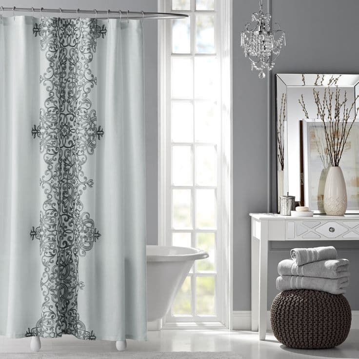 34 bathroom shower curtain ideas