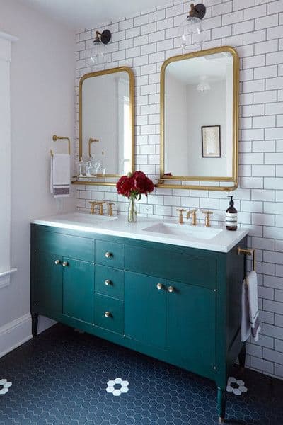 9 bathroom cabinet color ideas