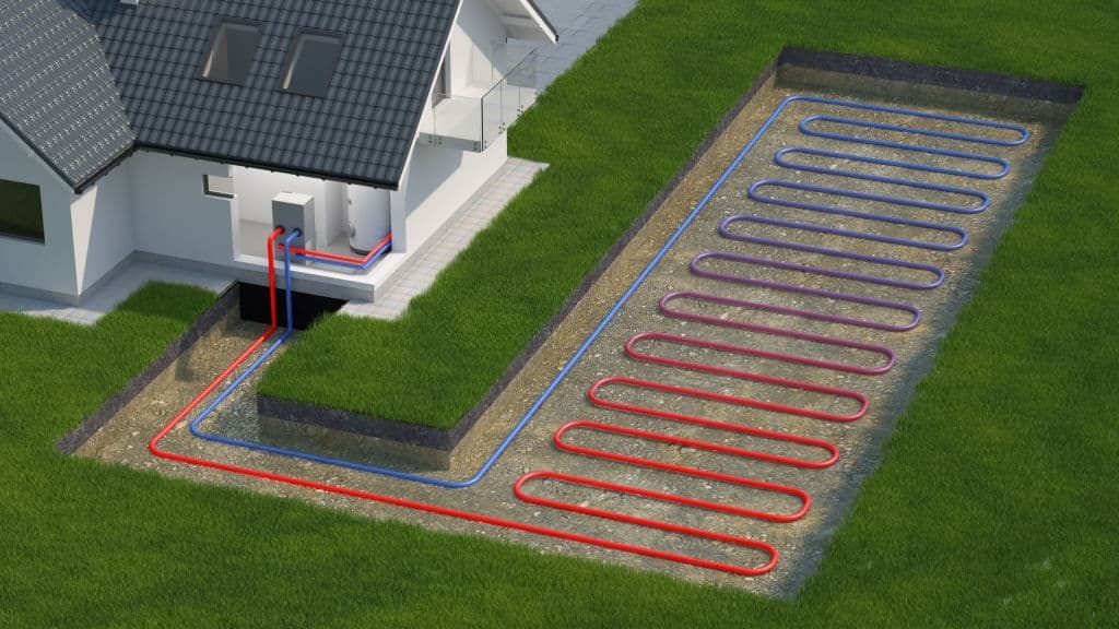 Geothermal heating and cooling