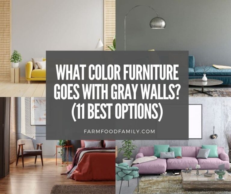 What Color Furniture Goes with Gray Walls: 11 Best Options for a Cohesive Look