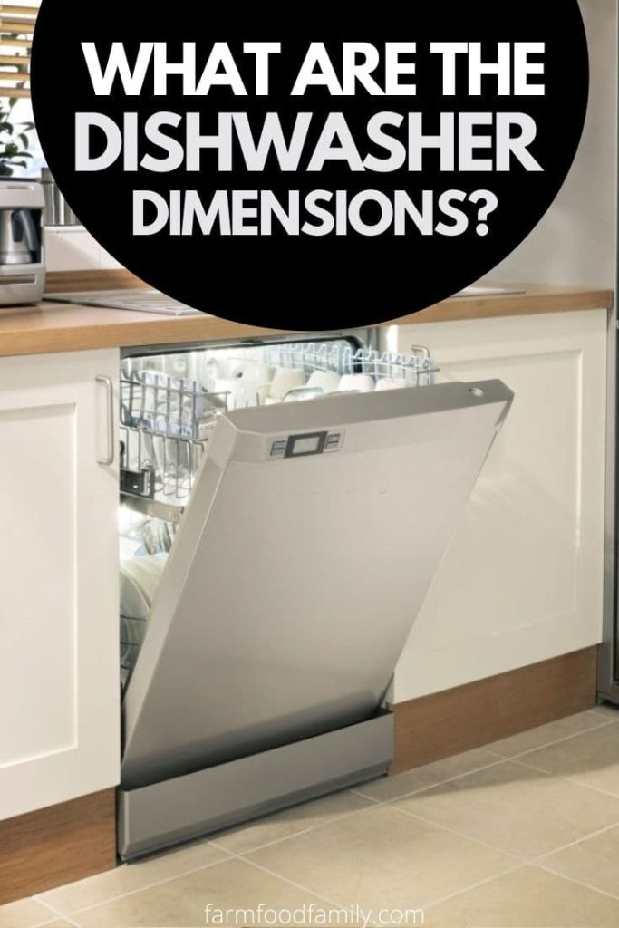 standard dishwasher dimensions