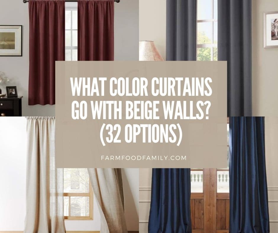 What Color Curtains Go With Beige Walls, Best Color Curtain For Green Wall