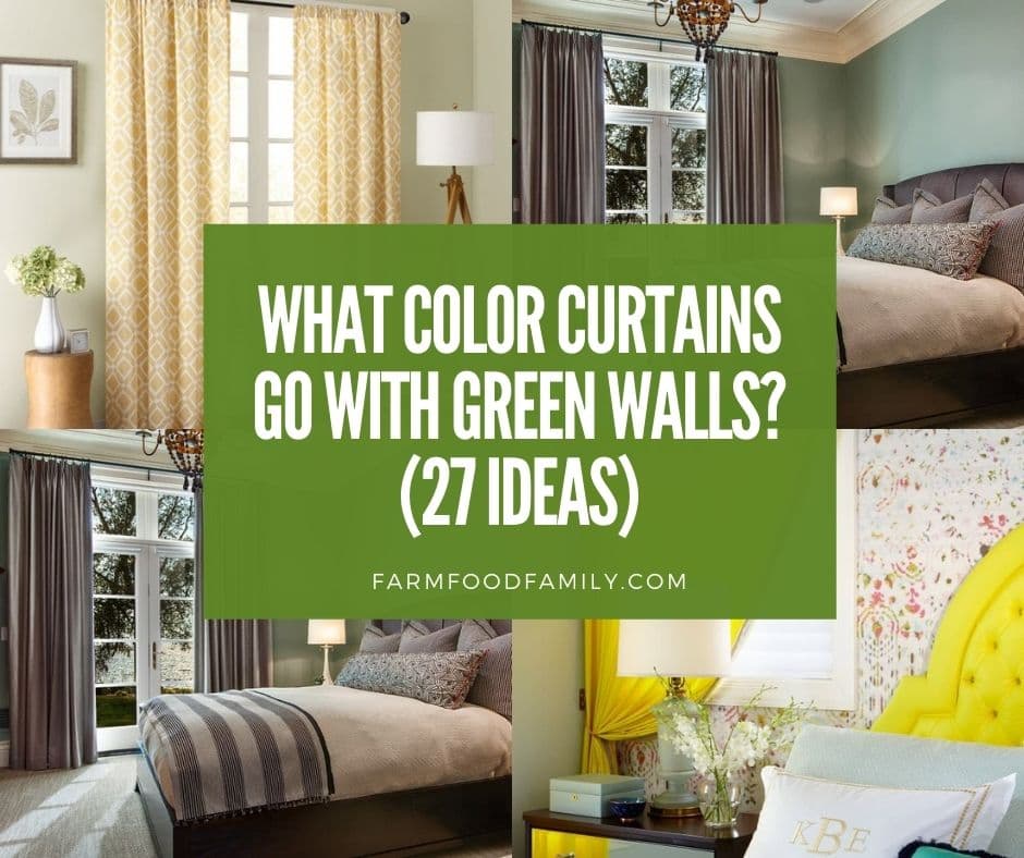What Color Curtains Go With Green Walls, Best Color Curtain For Green Wall