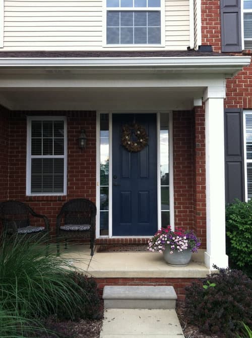 10 front door color for brick houses