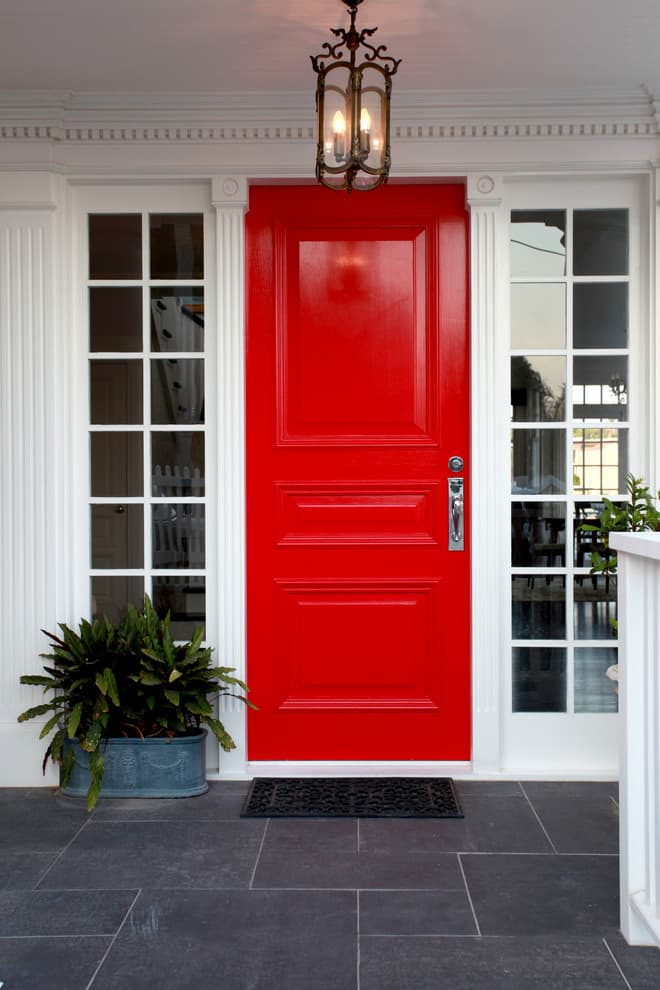 10 red front door for white house