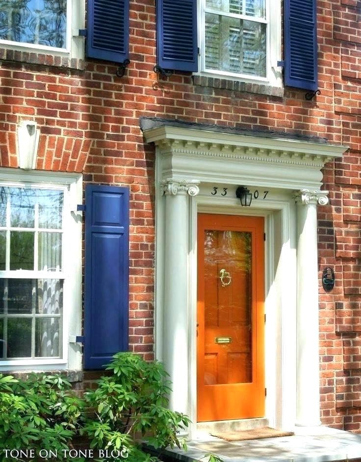 11 front door color for brick houses