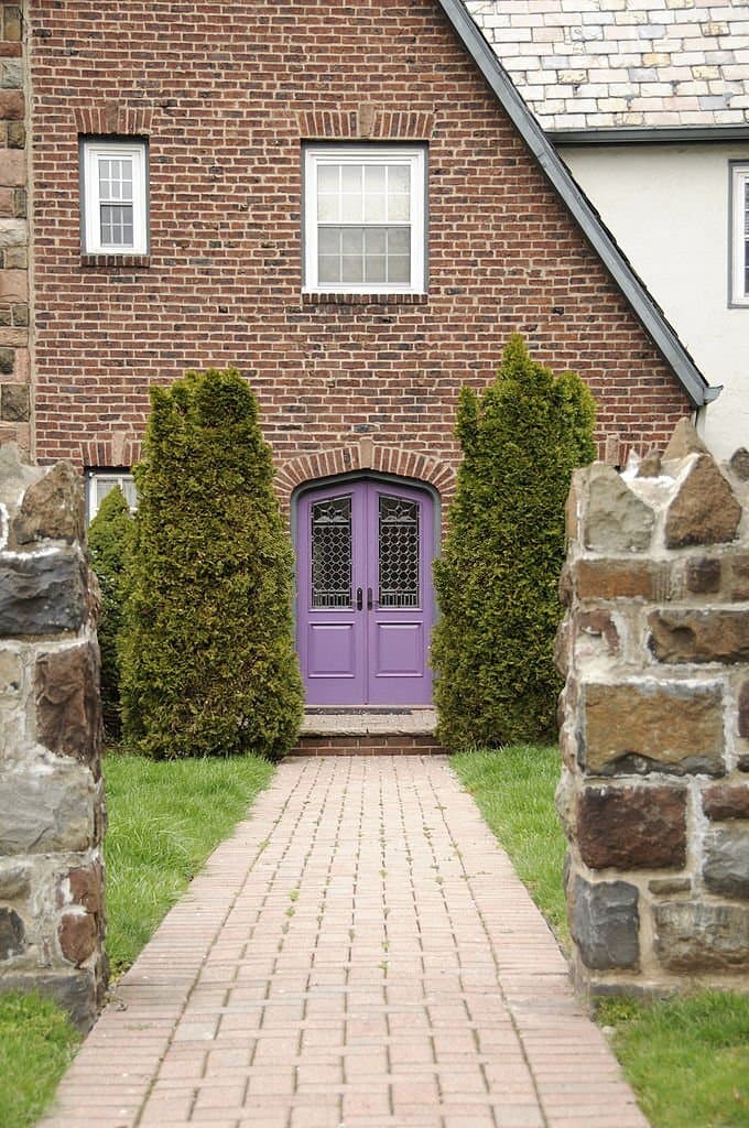 14 front door color for brick houses