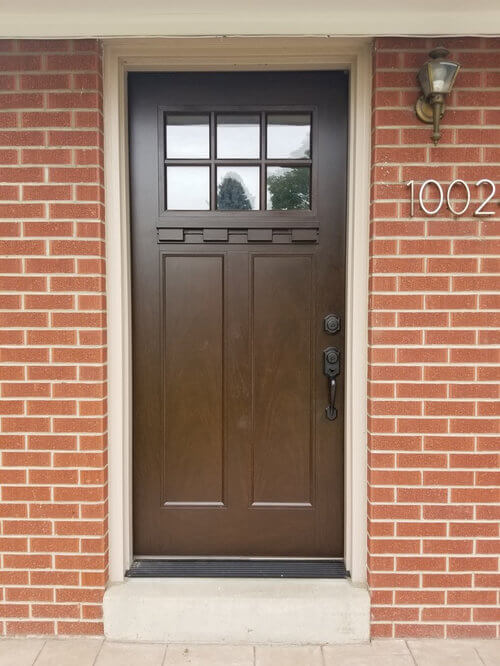 4 front door color for brick houses
