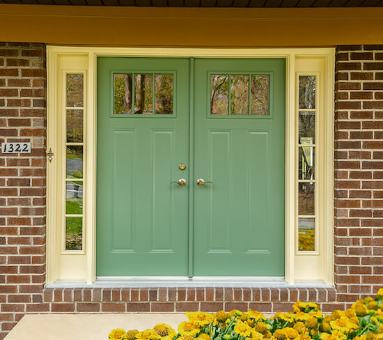 6 front door color for brick houses