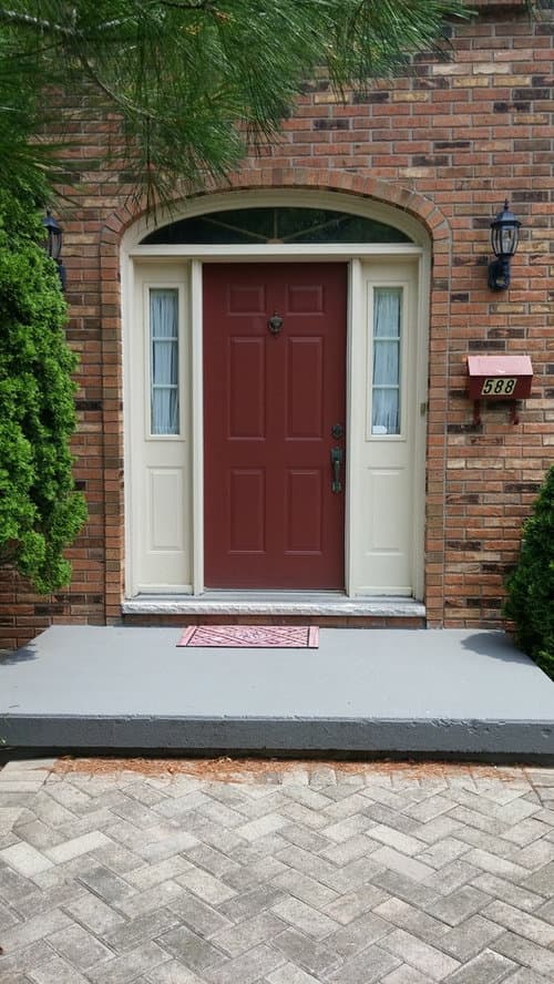9 front door color for brick houses