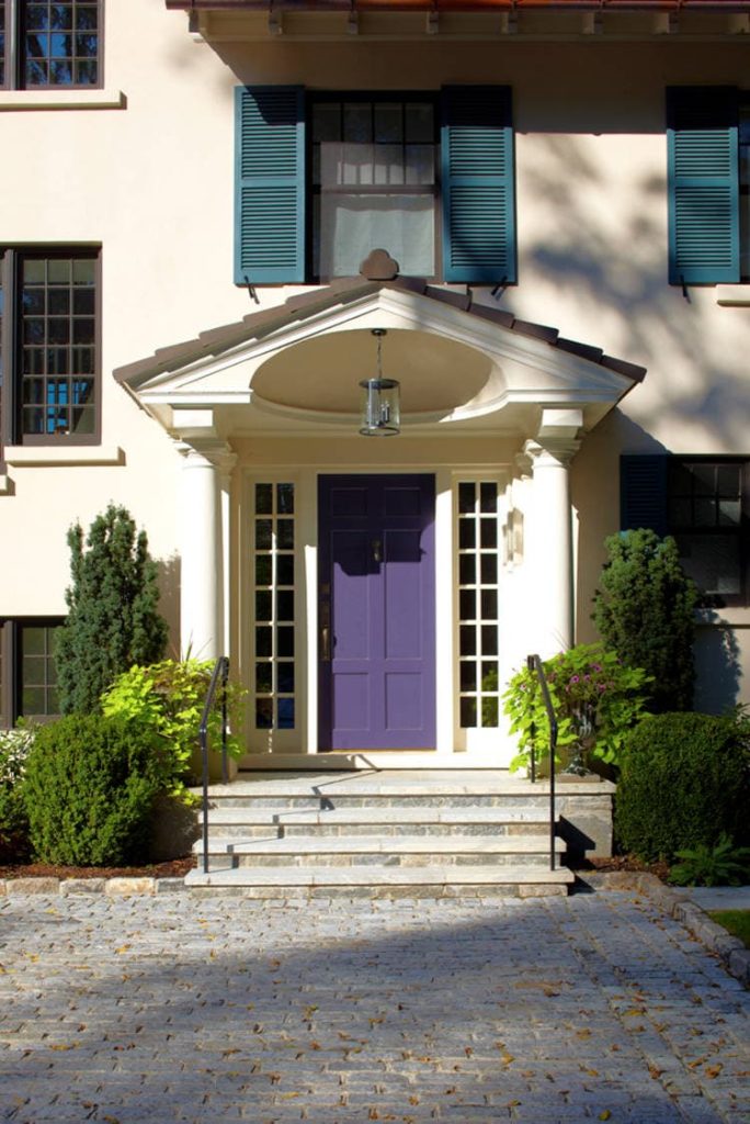 9 purple front door for white house