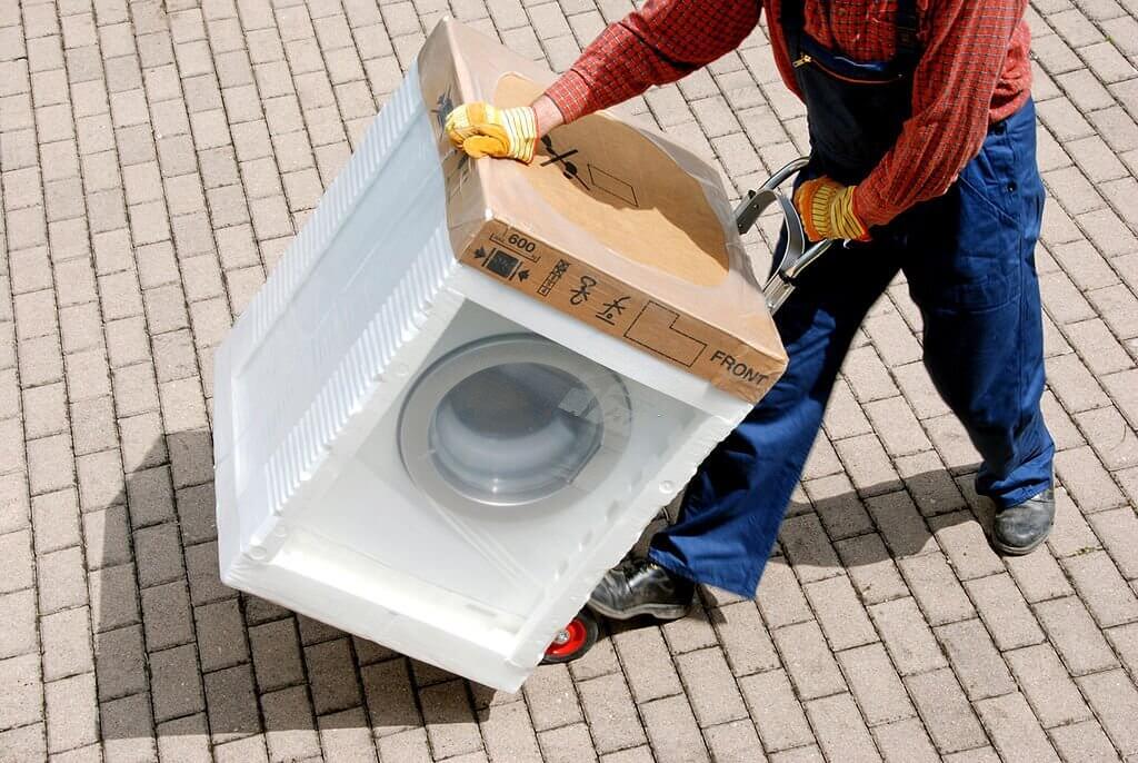 delivery new washing machine