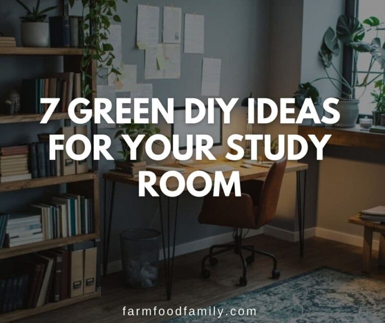 7 Green DIY Ideas for Your Study Room