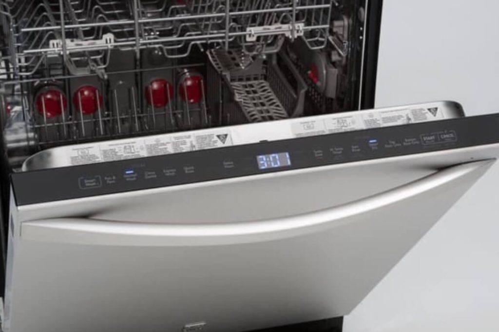 kenmore elite dishwasher reset