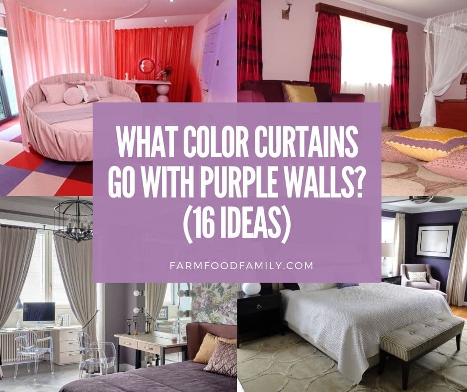 What Color Curtains Go With Purple Bedding 