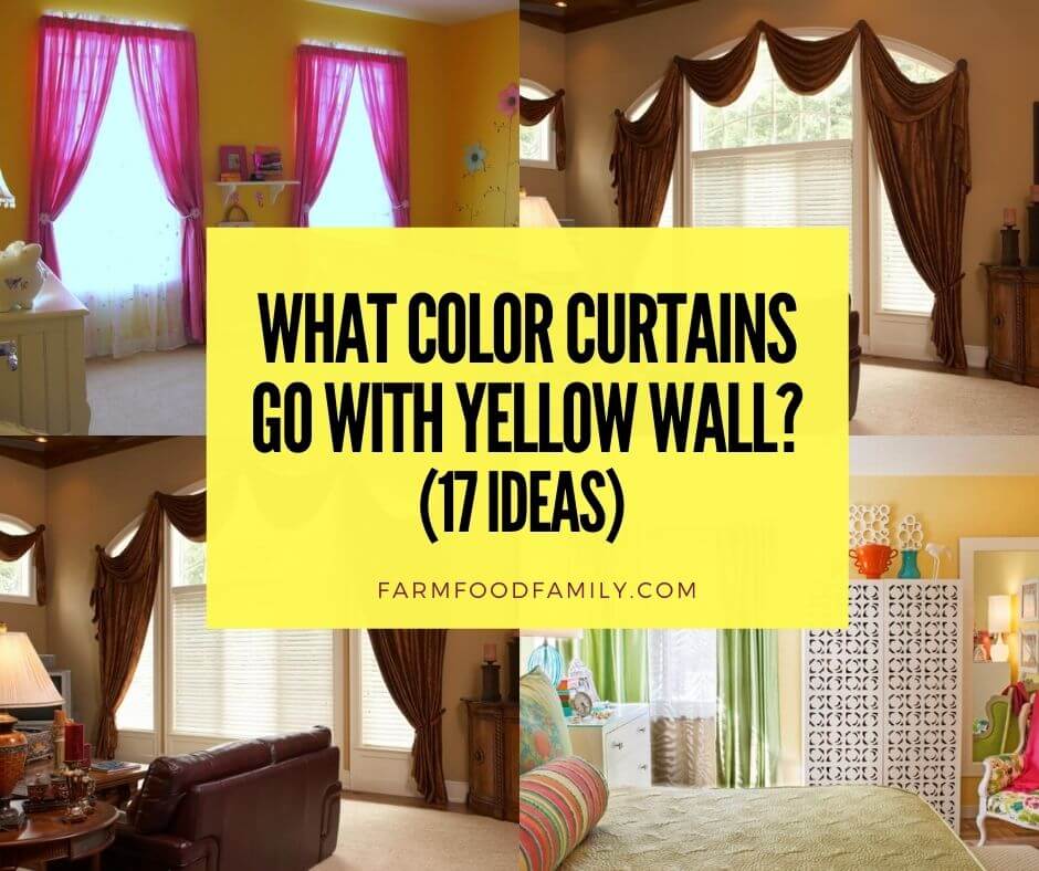 What Color Curtains Go With White Walls, What Color Curtains For A Yellow Wall