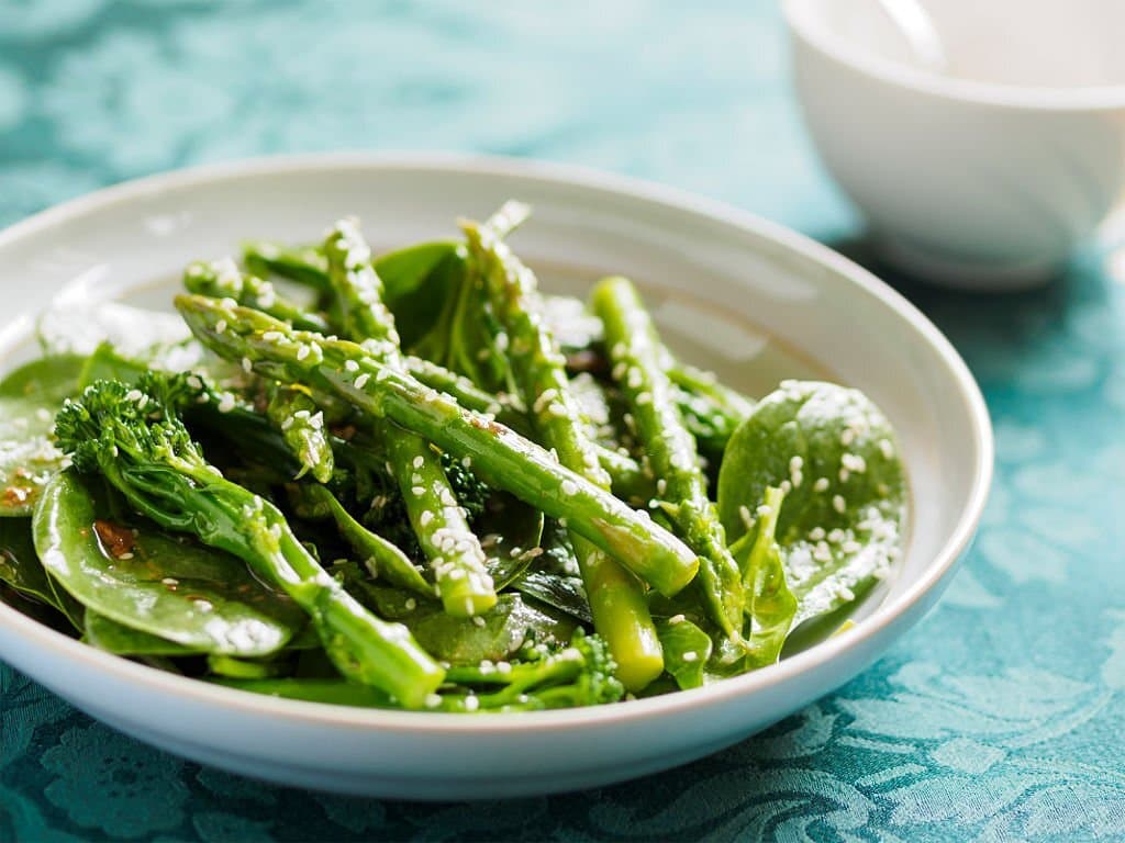 asparagus and broccoli salad