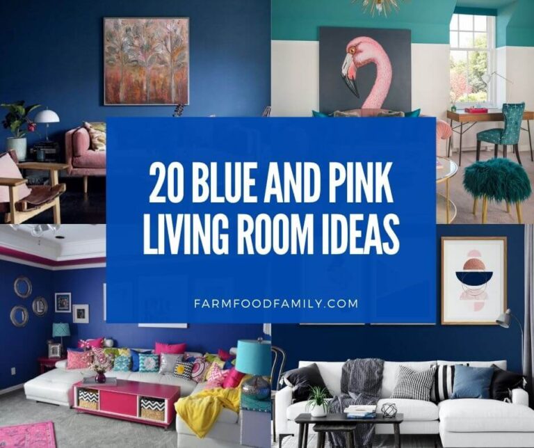 20 Blue And Pink Living Room Ideas: Elegant, Fresh, and Fun (Photos)