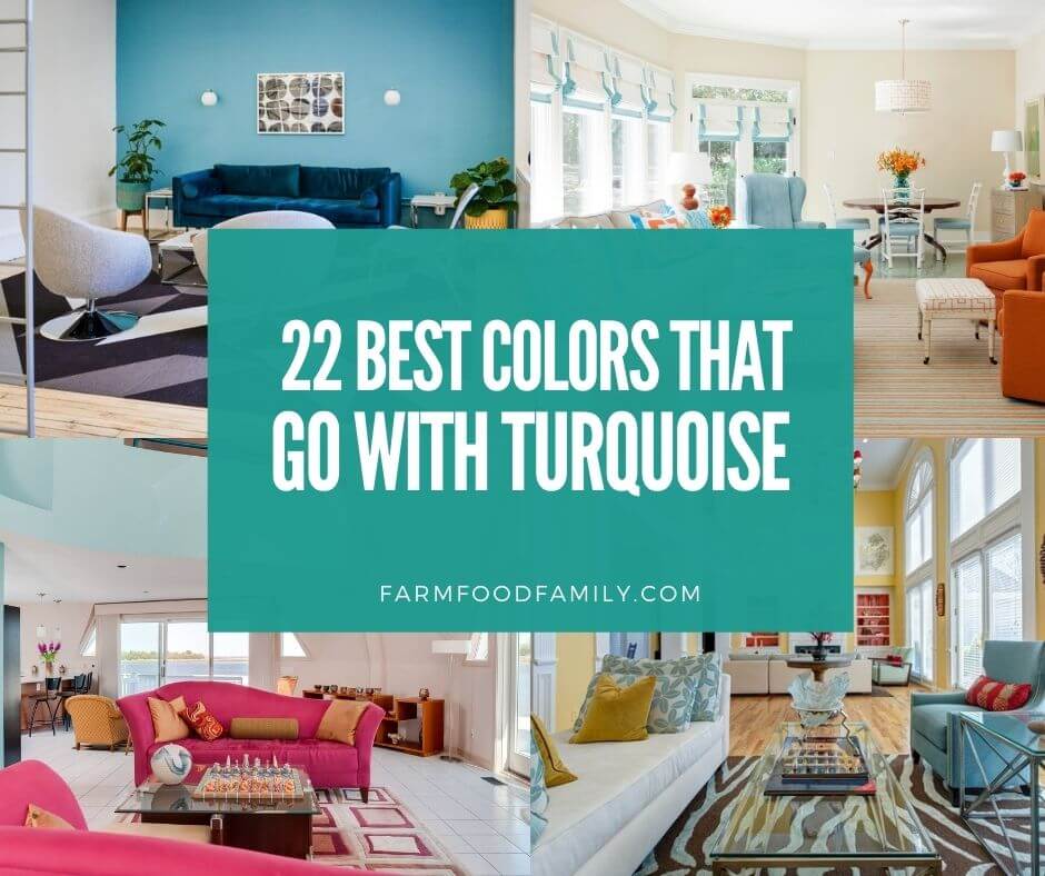 22 Best Colors To Pair With Turquoise, What Colors Go With Turquoise Curtains