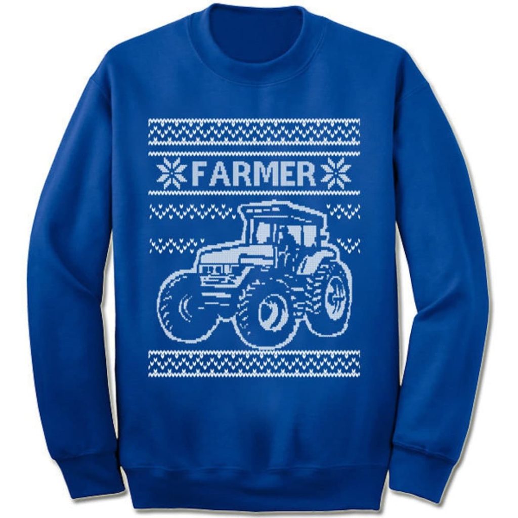 farmer christmas sweater farmer