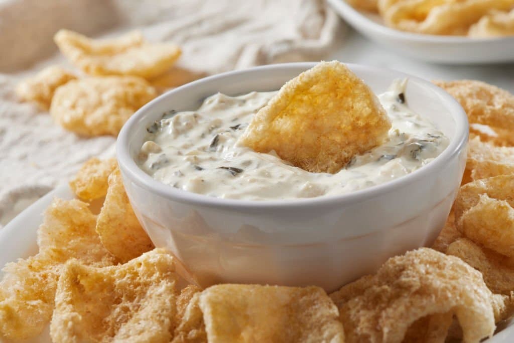 spinach dip with crispy