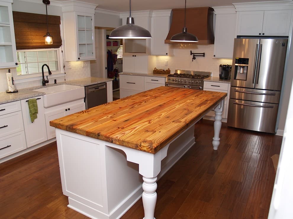 15 reclaimed wood countertops