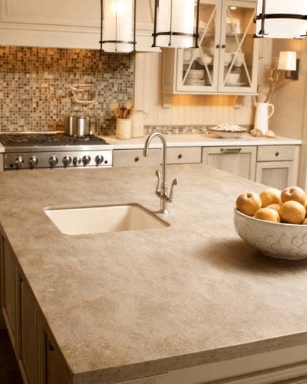 Polyester solid surface countertops