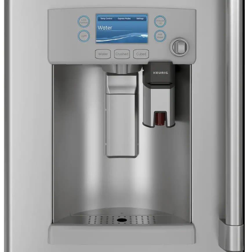 Refrigerator with Keurig K Cup