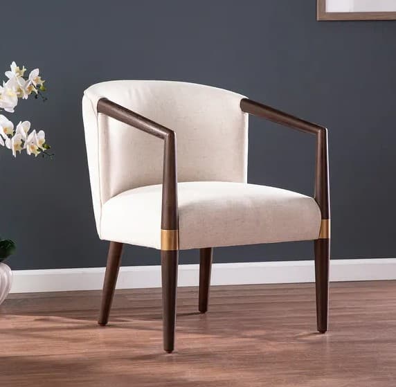 Transitional accent chair