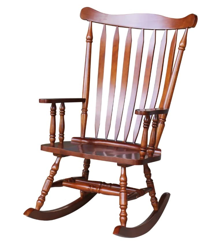 hardwood rocking chair