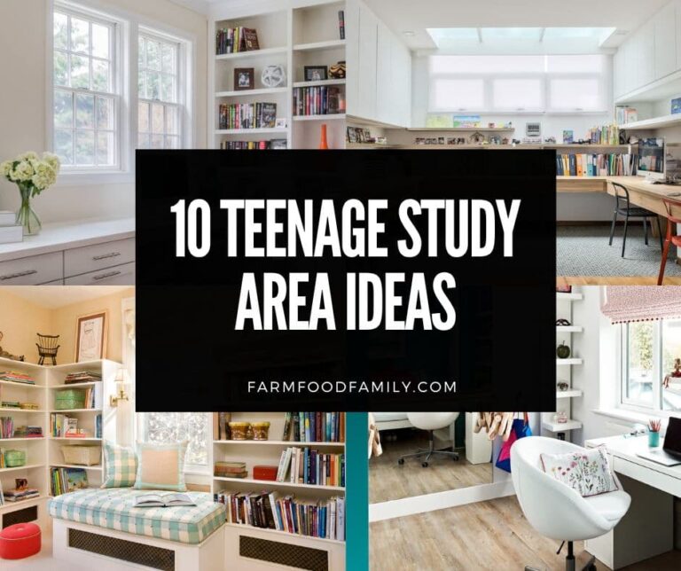10 Teenage Study Area Ideas and Designs (With Pictures)