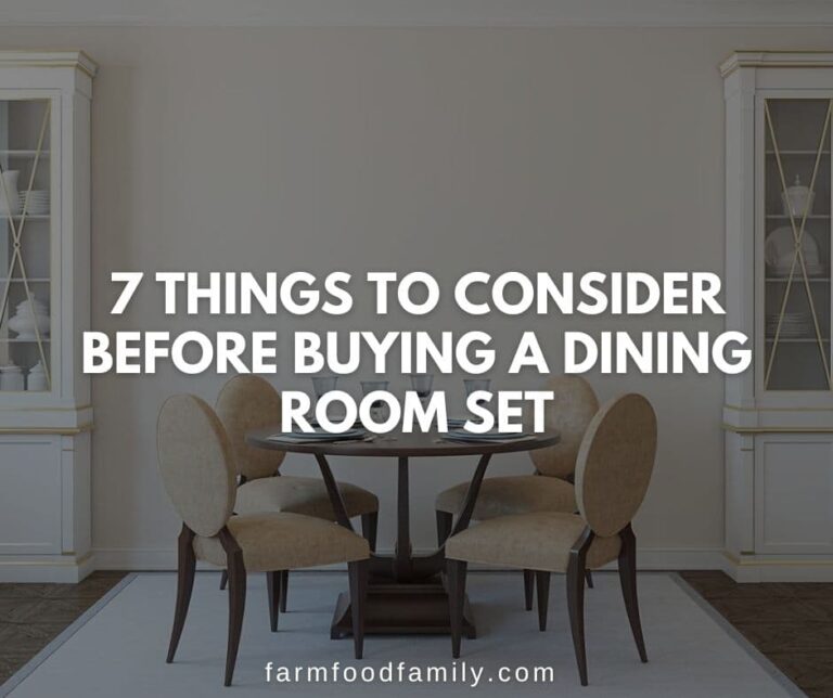 7 Things to Consider Before Buying a Dining Room Set
