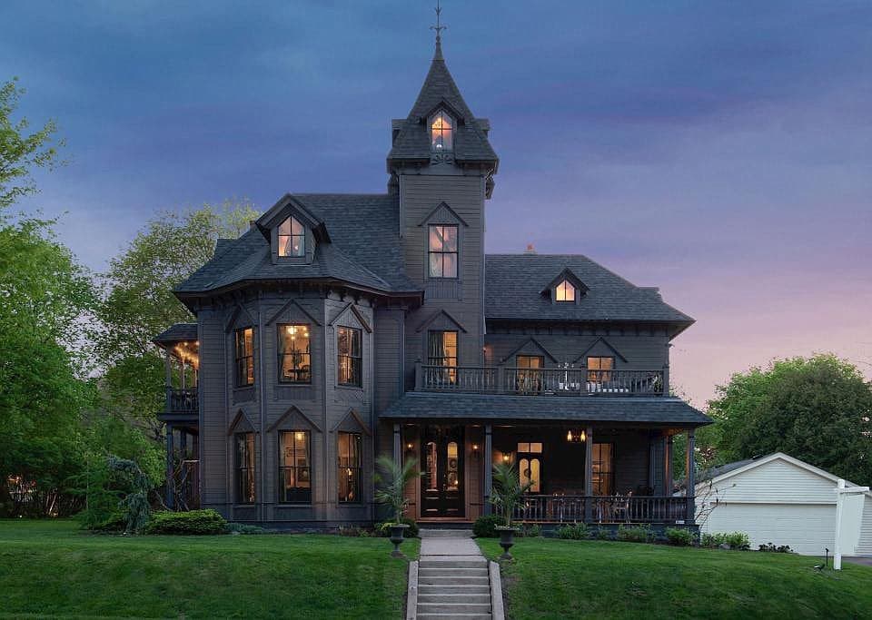 Gothic Revival victorian house