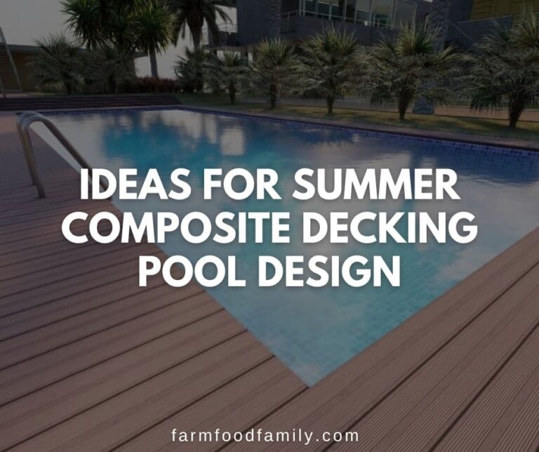 Ideas for Summer Composite Decking Pool Design