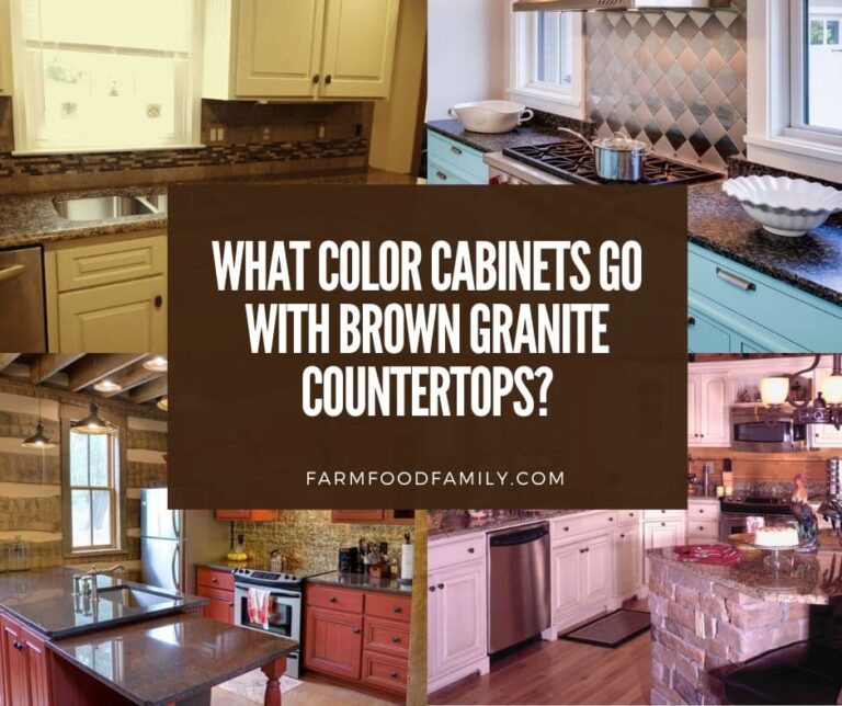 What Color Cabinets Go with Brown Granite Countertops? (21 Ideas)